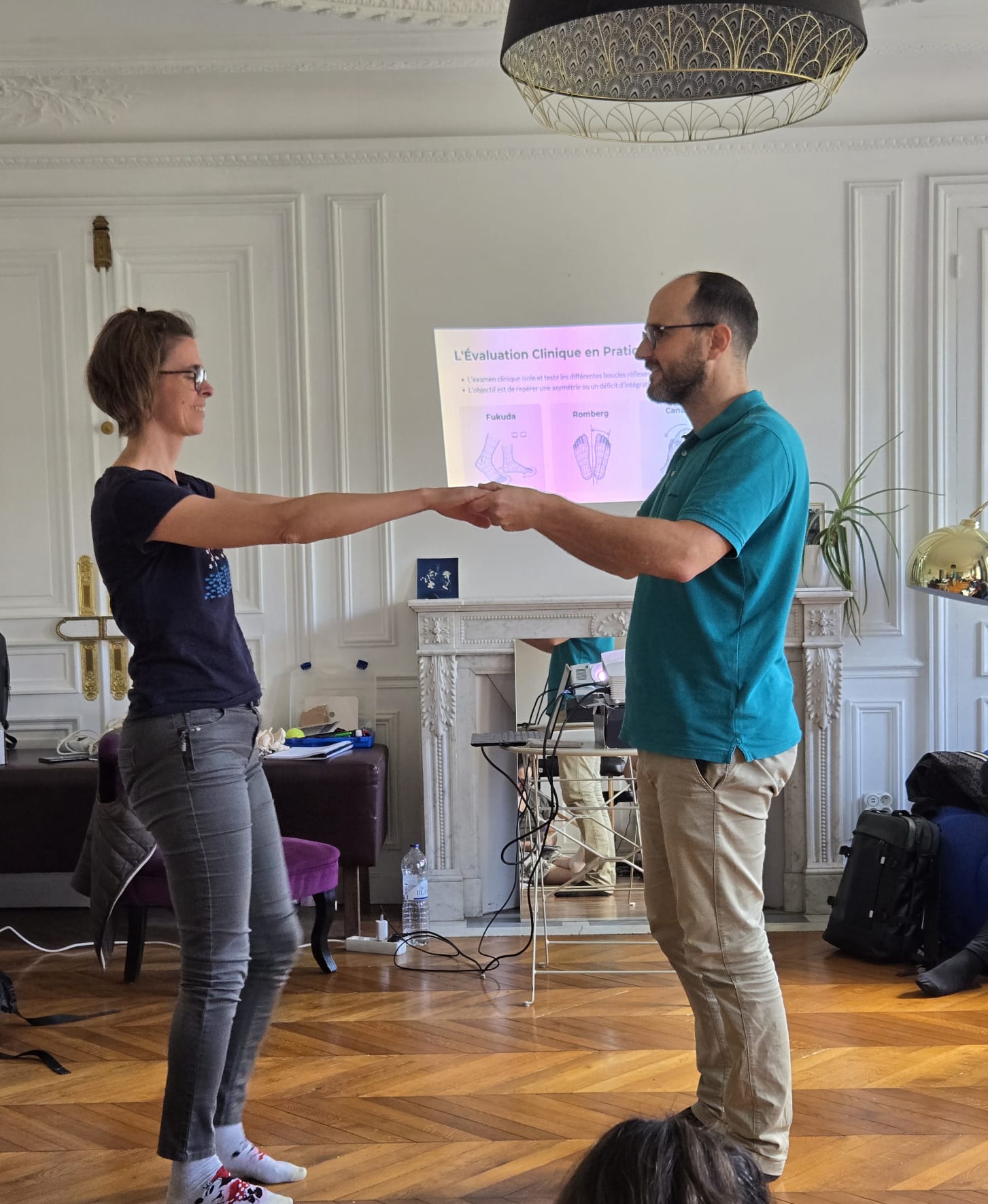 Évaluation sensorimotrice et posture pendant une formation professionnelle